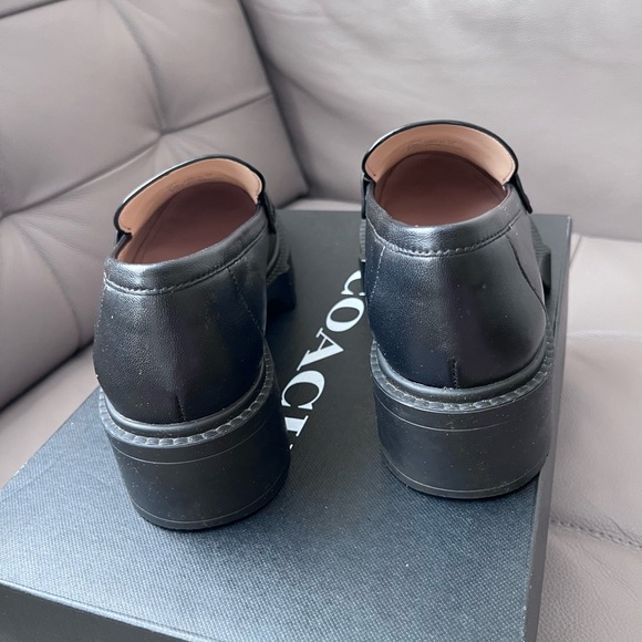 Coach Black Leah Loafers - Picture 11 of 13